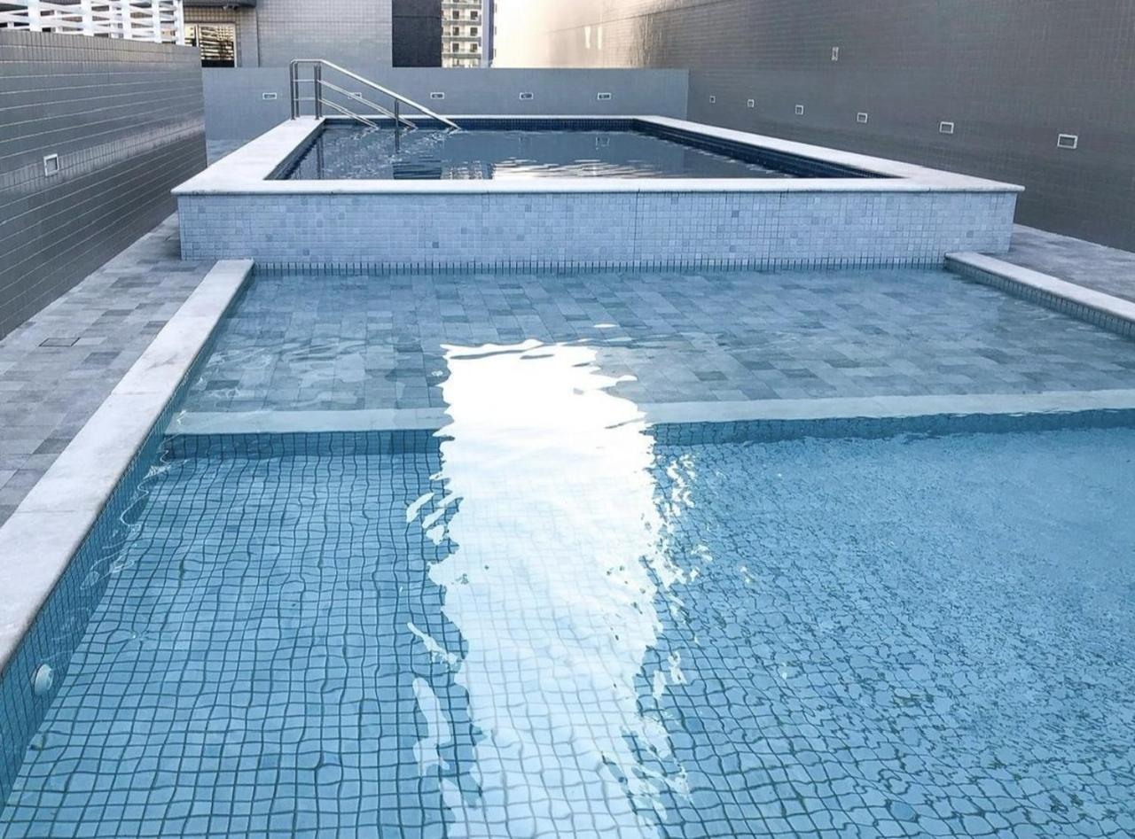 Apto Otima Localizacao A 100M Da Praia, Piscina, Ar Condicionado, Garagem E Portaria 24H Praia Grande  Zewnętrze zdjęcie